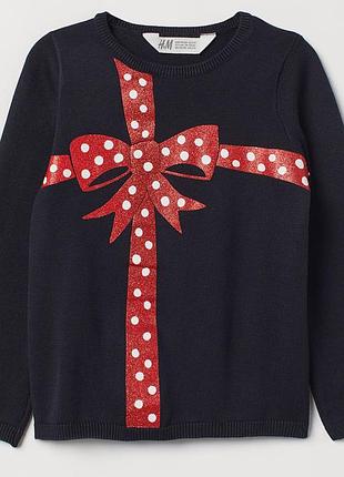 Свитер джемпер (тонкая вязка) h&amp;m для девочки *98115*
