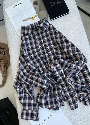 Женская фланелевая рубашка 100% хлопок, рубашка