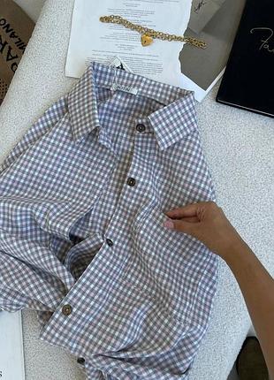 Женская фланелевая рубашка 100% хлопок, рубашка