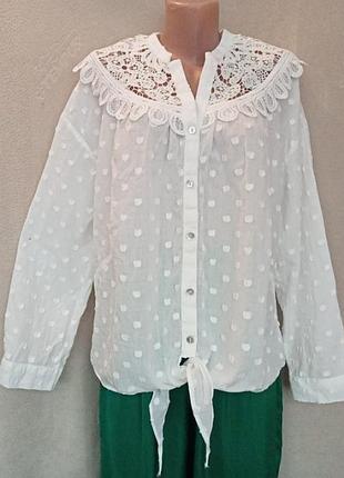 Блуза, кружево