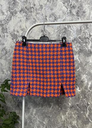 Спідниця юбка твідова міні спідниця river island