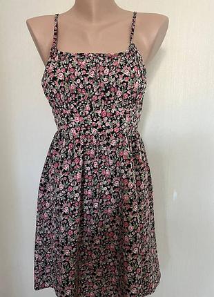 Яркий сарафан в розочку от shein