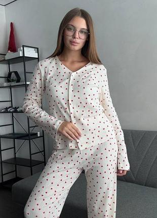 277/25 трикотажная пижамка. станет трендом этого сезона! мягкая, удобная и очень комфортная