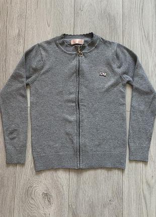 Кофтинка (светр) на дівчинку на блискавці.