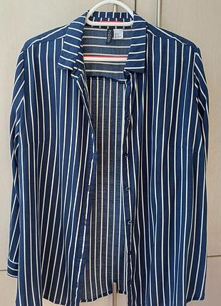 Рубашка женская 42 размер, вискоза, бренд h&amp;m.