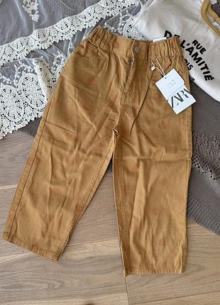 Кюлоти zara штани для дівчинки 4-5 років