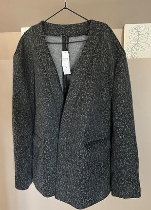 Піджак сірий шерстяний