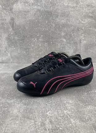 Винтажные кеды puma speed cat кожаные кроссовки
