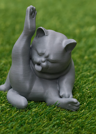 🐱 декоративная фигурка "время для себя"