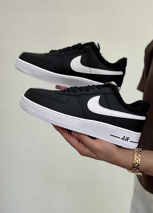 Чоловічі кросівки найк ейр форс на хутрі зимові 40-45рр