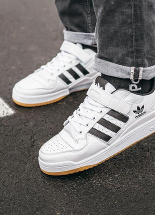 Adidas forum white black🆕 шикарные кроссовки адидас  🆕 купить наложенный платёж4 фото