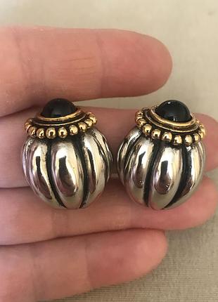 Розкішні кліпси в позолоті вінтаж