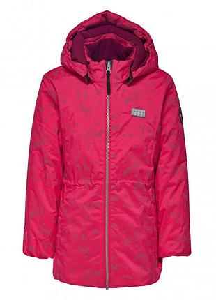 Нова утеплена термо демі куртка lego wear jamila, 116 р-р, якісна та яскрава