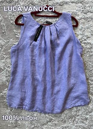 🌿лляний топ luca vanucci🌿