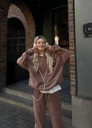 Теплий жіночий флісовий спортивний костюм фліс