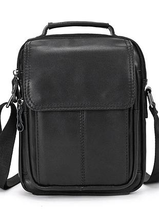 Чоловіча шкіряна сумка з ручкою
