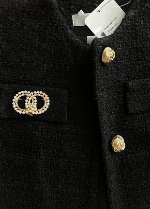 Костюм шкільна форма у стилі ша ..нель жакет та спідниця