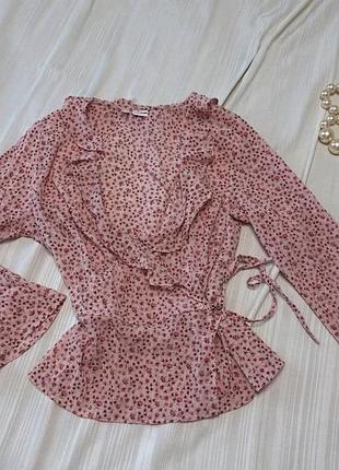 🎀ніжна блуза на запах.