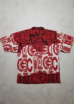Винтажная гавайка vintage quicksilver crazy hawaiian alohaдкадкаshirt