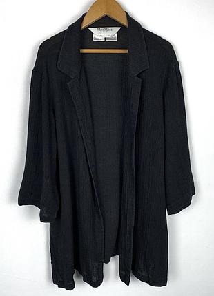 Жіночий легкий лляний кардиган без застібки max mara розмір 10 s/m