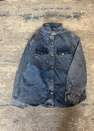 Джинсова сорочка h&m