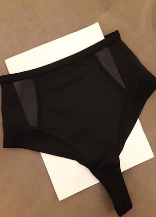 Высокие стринги-утяжка