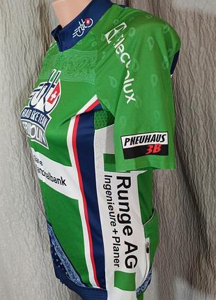 Велосипедная джерси tzamo с молнией и светоотражающими элементами