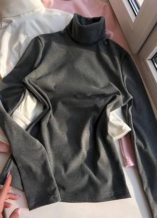 Ангоровий гольф на флісі водолазка з ангори