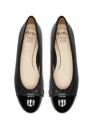 Кожаные туфли / балетки ara (португалия) 100% кожа