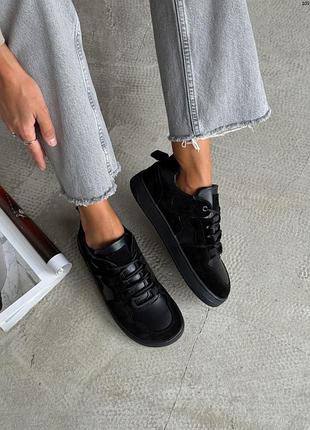 Кеди з натуральної шкіри/ замші  італія