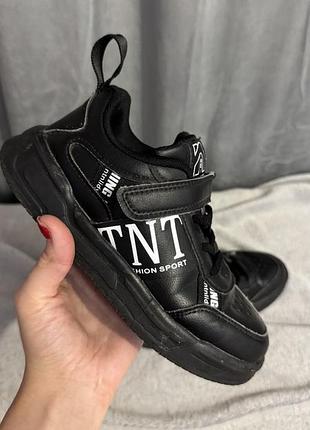 Дитячі кросівки чорні для дівчинки