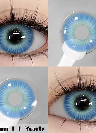 Кольорові контактні лінзи eyeshare atlantis blue (блакитний)