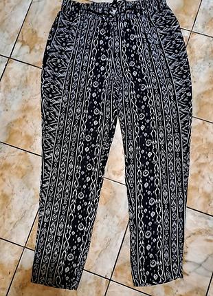 Летние тонкие вискозные брюки брюки