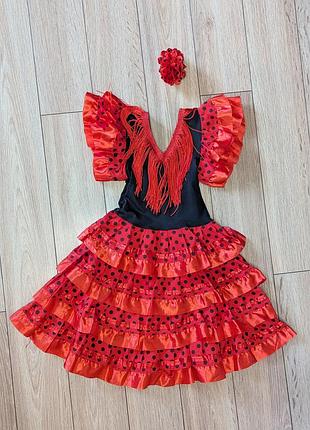 Плаття кармен, іспанка, фламенко