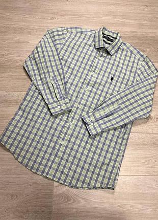 Мужская рубашка в клетку polo us assn ralph lauren
