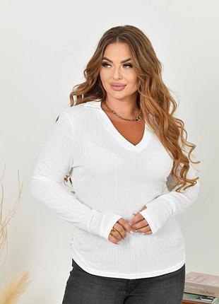 Базовый женский лонгслив поло