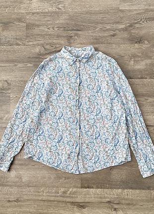 Жіноча сорочка з квітковим візерунком oxford shirt