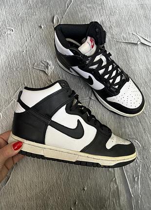 Жіночі кросівки nike dunk high panda оригінал 38р.