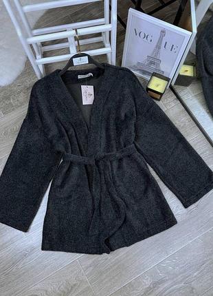 Стильный теплый осенний уютный приятный мягкий удобный женский кардиган из альпаки