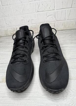 Крутые черные кроссовки nike air max infuriate 2 low 6