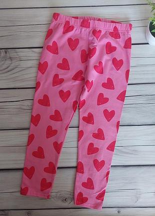 Коттоновые лосины новое состояние 5-6р.