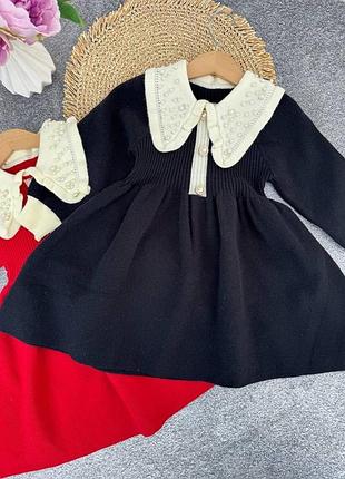 Тепла та елегантна сукня для дівчинки