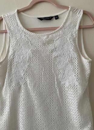 Біла базова блуза на 46 розмір