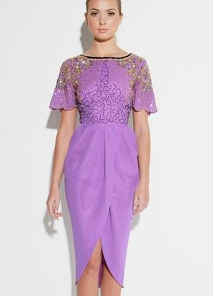 Платье в винтажном стиле,интересно р хс с обшита бисером