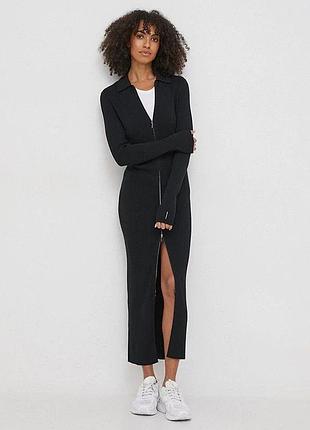 Тепла сукня на змійці тепла сукня з коміром сукня міді