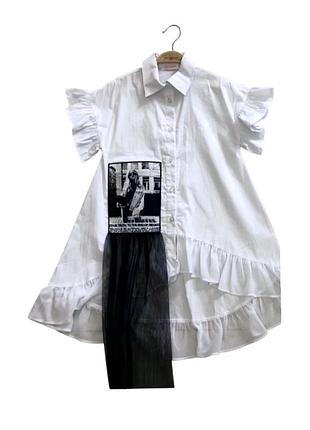 Нова з бірками літня сукня для дівчинки colabear (184504, бавовна ) на 138 зріст