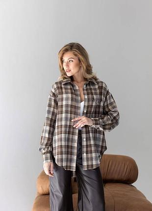 Рубашка из мягкой фланели идеальный вариант для прохладных дней umberto