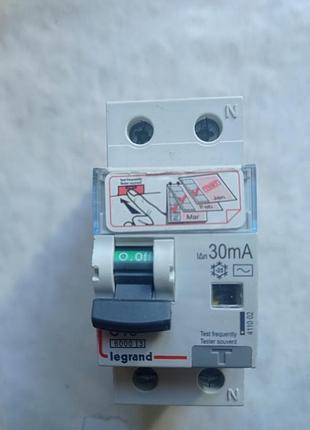 Дифавтомат 16а 30ma 6ка 2 полюсу тип c тип ас 419399 rx3 legrand