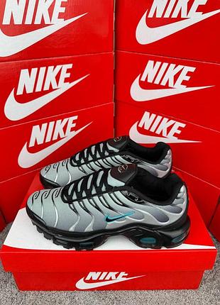 Чоловічі кросівки nike air max plus grey black sky