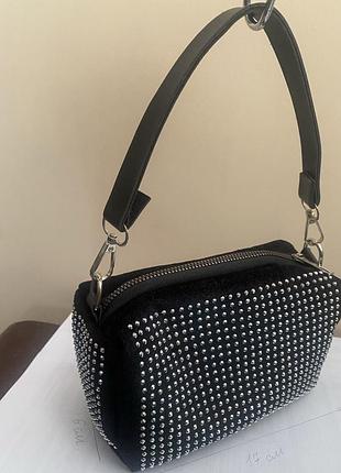Сумка/клатч з блискітками